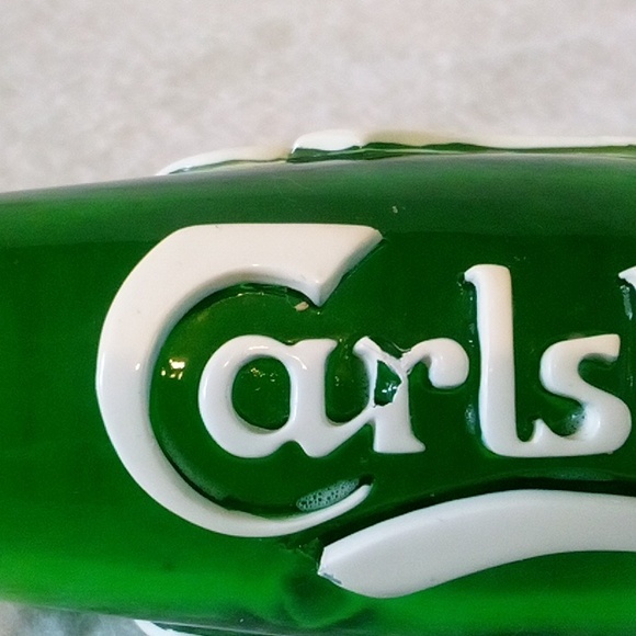 Carlsburg Danish beer tap green lucite 11" vintage great condition - Picture 5 of 5